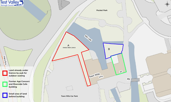 Town Mills map